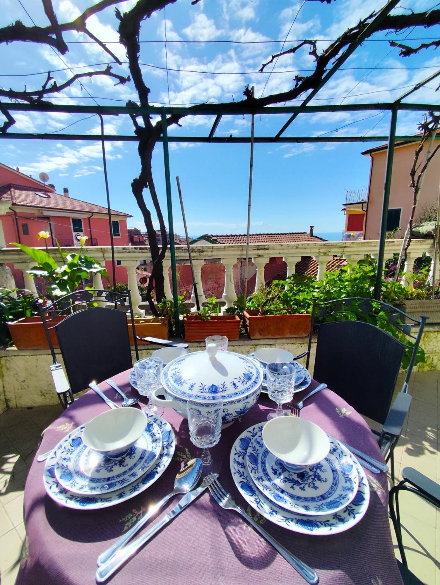 Ferienwohnung -La Terrazza Nel Vigneto- Golfo Dei Poeti Tellaro Exterior foto